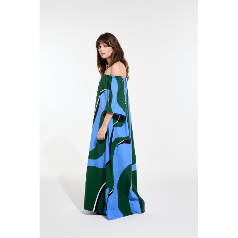 212 - Robe Palao Madone Bleu Vert Lot De 2
