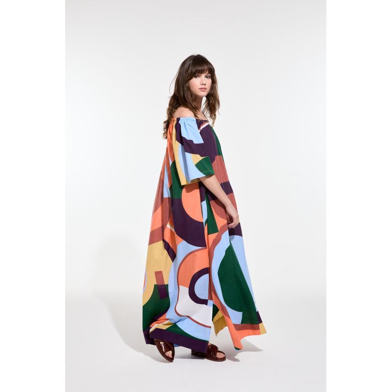 213 - Robe Palao Poesie Corail Nuage Lot De 2