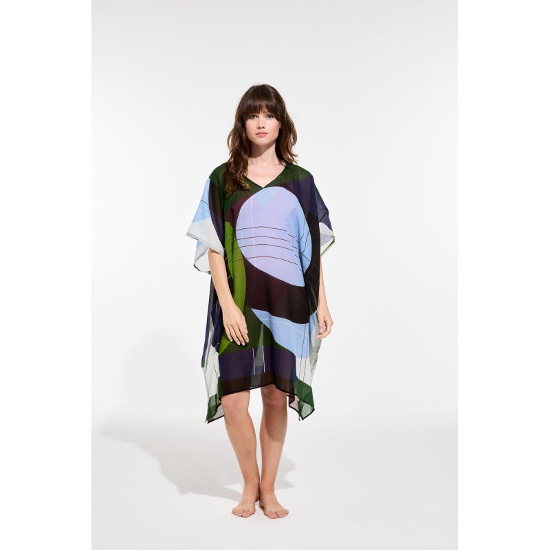 215 - Robe Elia Forma Bleu Vert Lot De 2