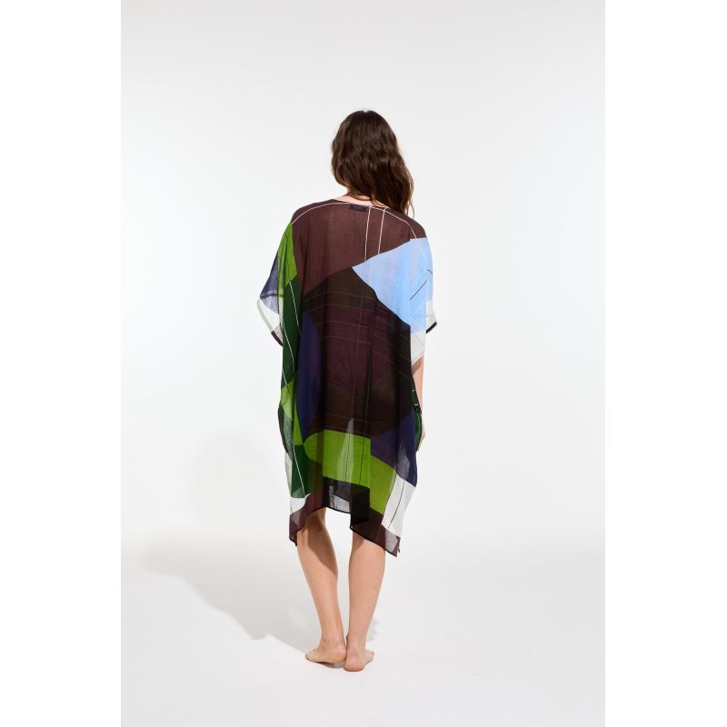 215 - Robe Elia Forma Bleu Vert Lot De 2