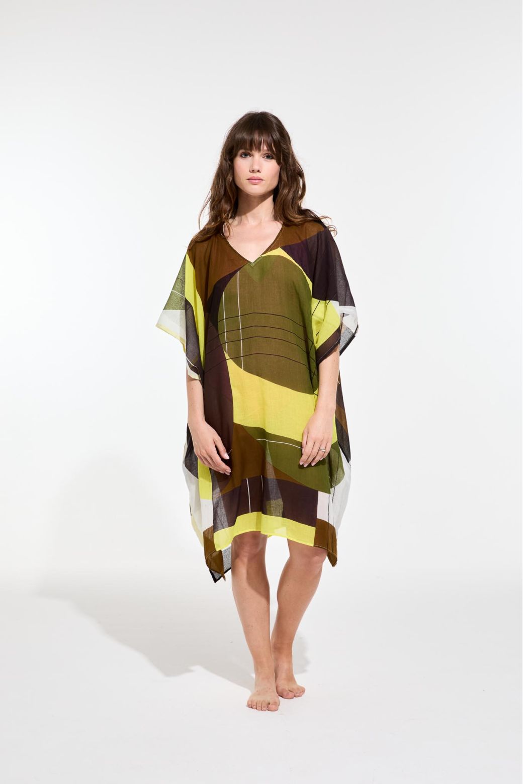 215 - Lime Khaki Elia Forma Dress Pack Of 2