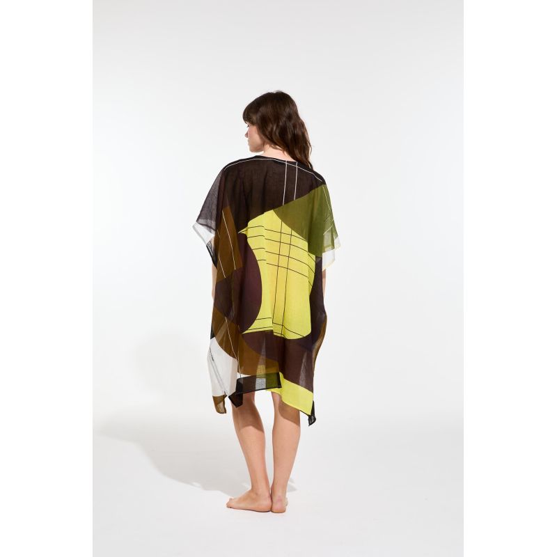 215 - Robe Elia Forma Kaki Lime Lot De 2