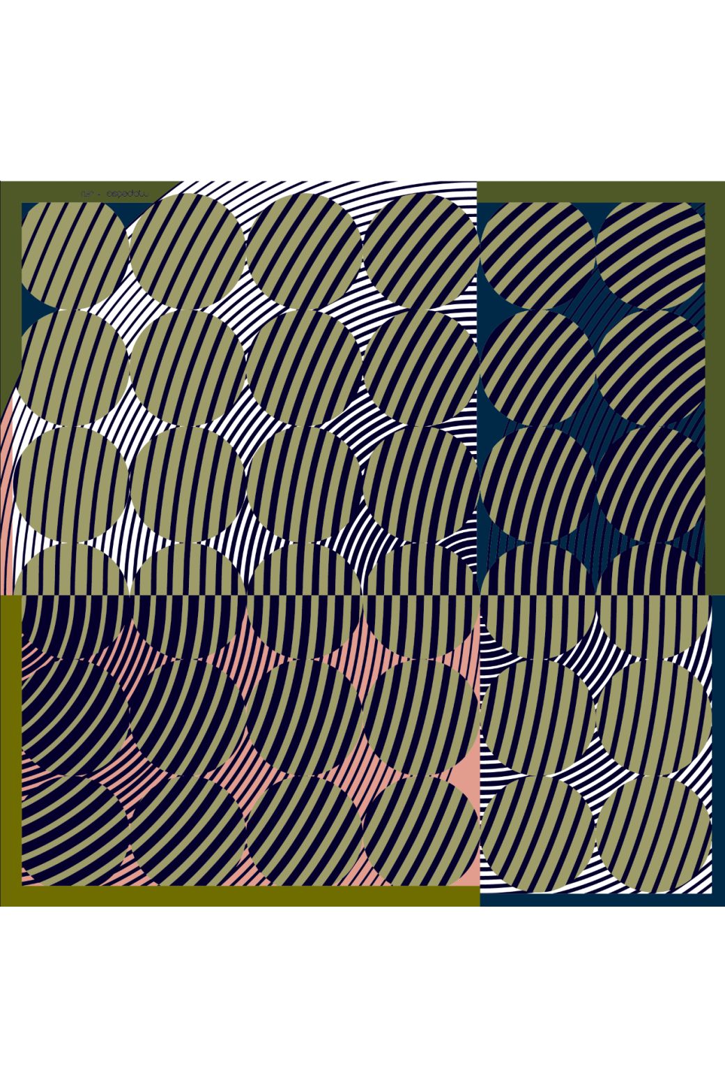 R - ScarfJeu Sage Pack Of 2