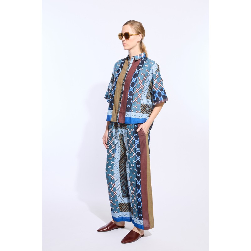 109 - Chemise Andrew Pollen Bleu Lot De 2