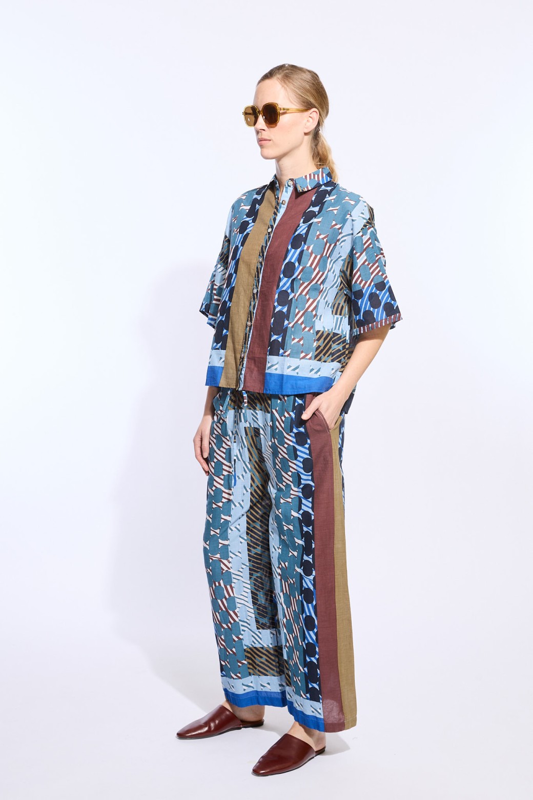 109 - Chemise Andrew Pollen Bleu Lot De 2