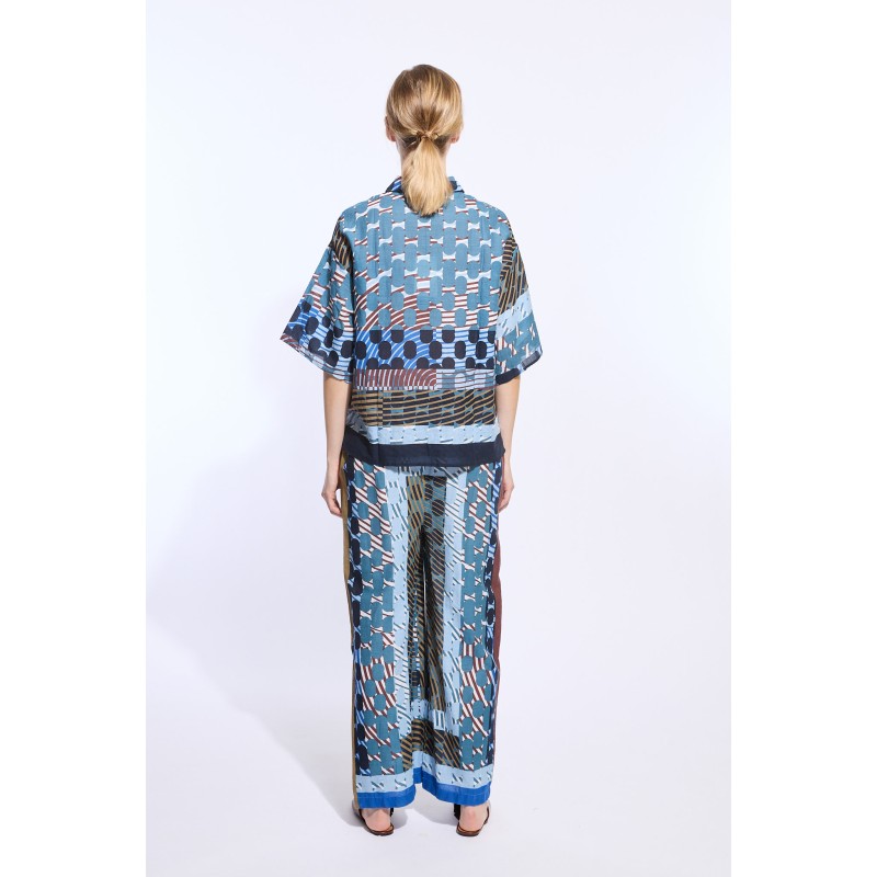 109 - Chemise Andrew Pollen Bleu Lot De 2