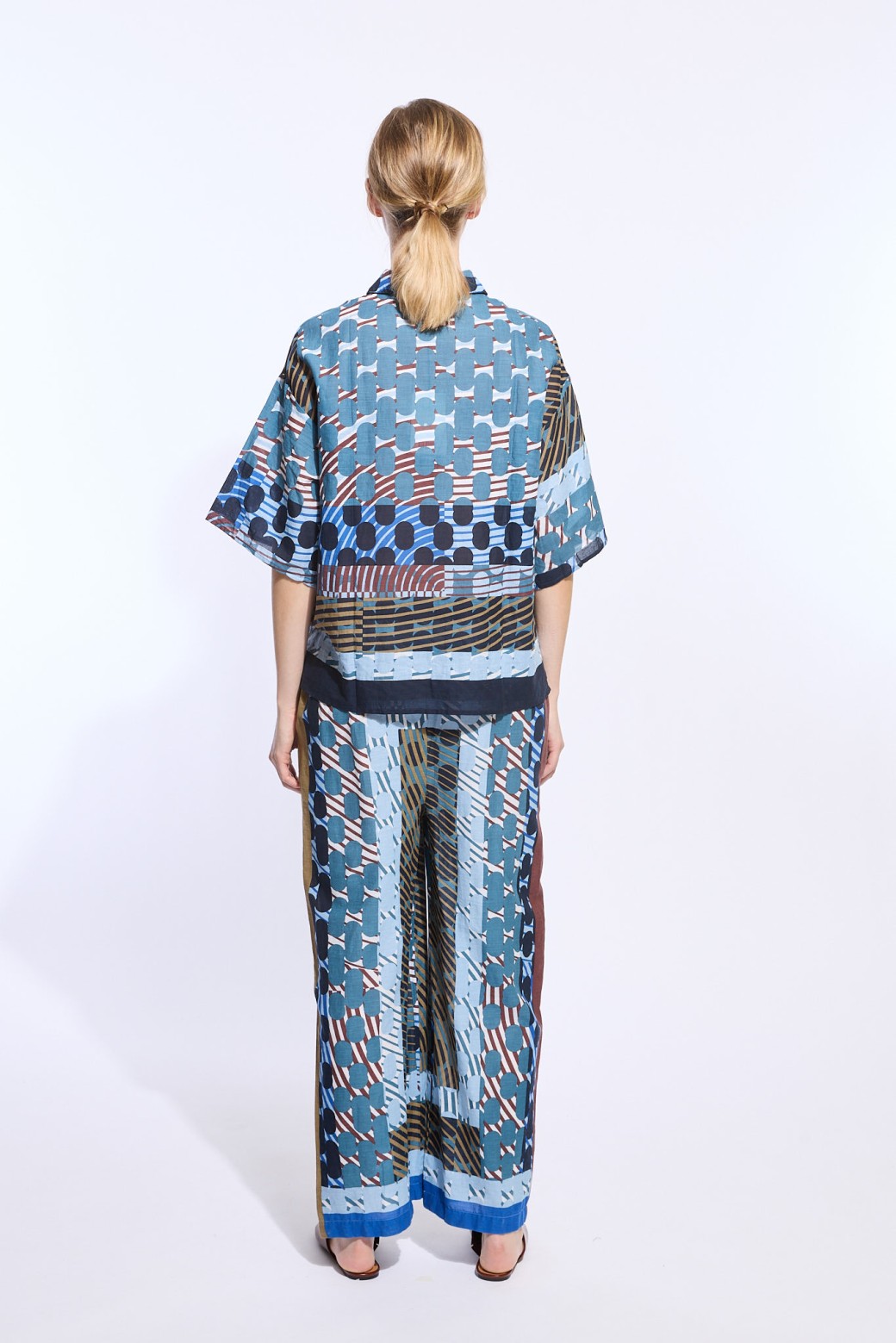 109 - Chemise Andrew Pollen Bleu Lot De 2