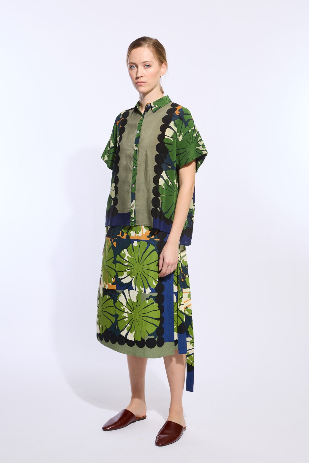 104 - Chemise Andrew Poppy Vert Lot De 2