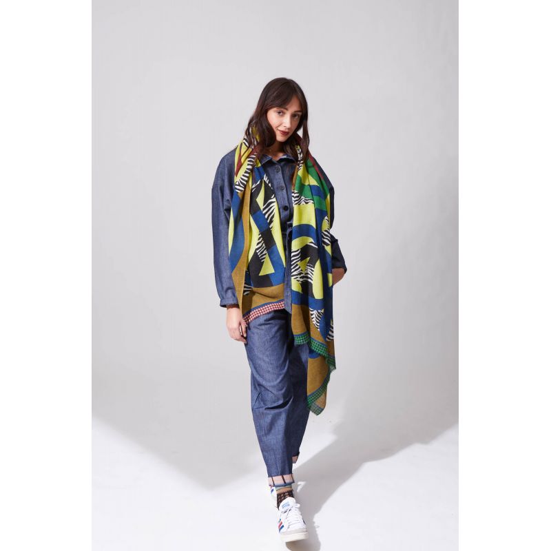 Foulard Meli Melo Kaki