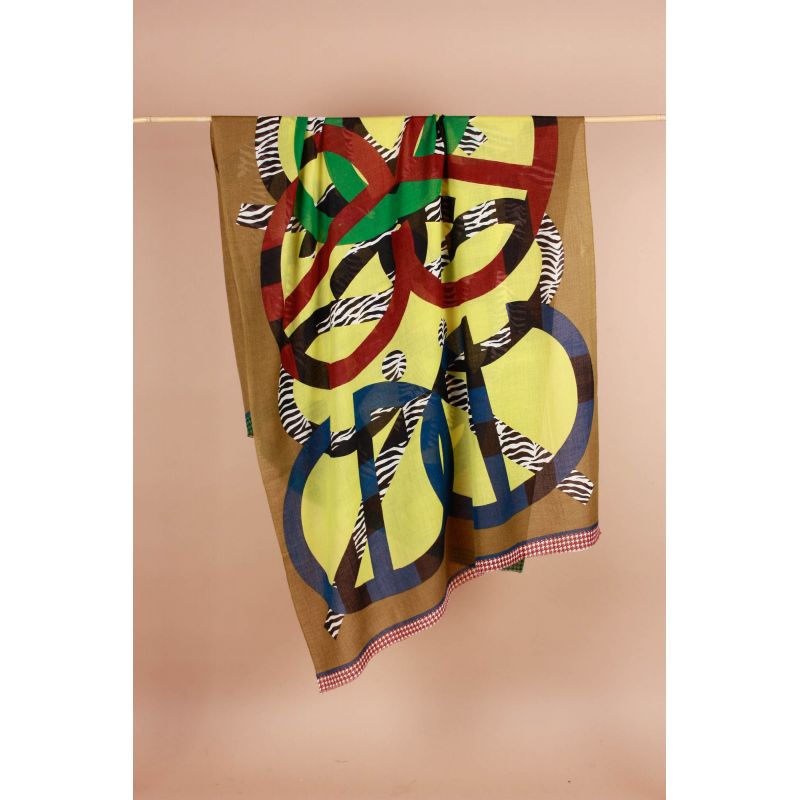 Foulard Meli Melo Kaki