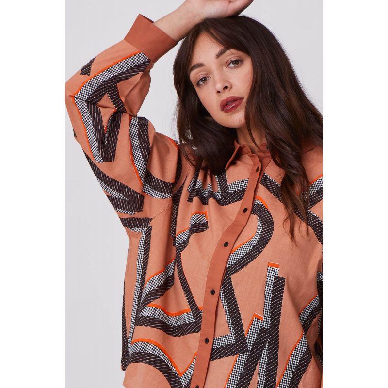 Chemise Rosalie Terracotta Chemise Rosalie Terracotta