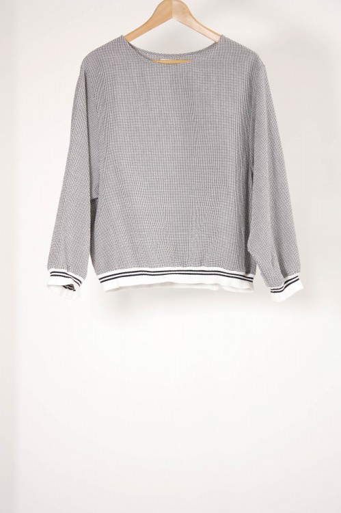 201 - Mali Vichy Blue Sweat 2x