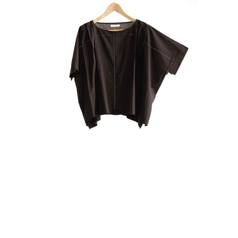 Top Hera Uni Brodé Noir 2x