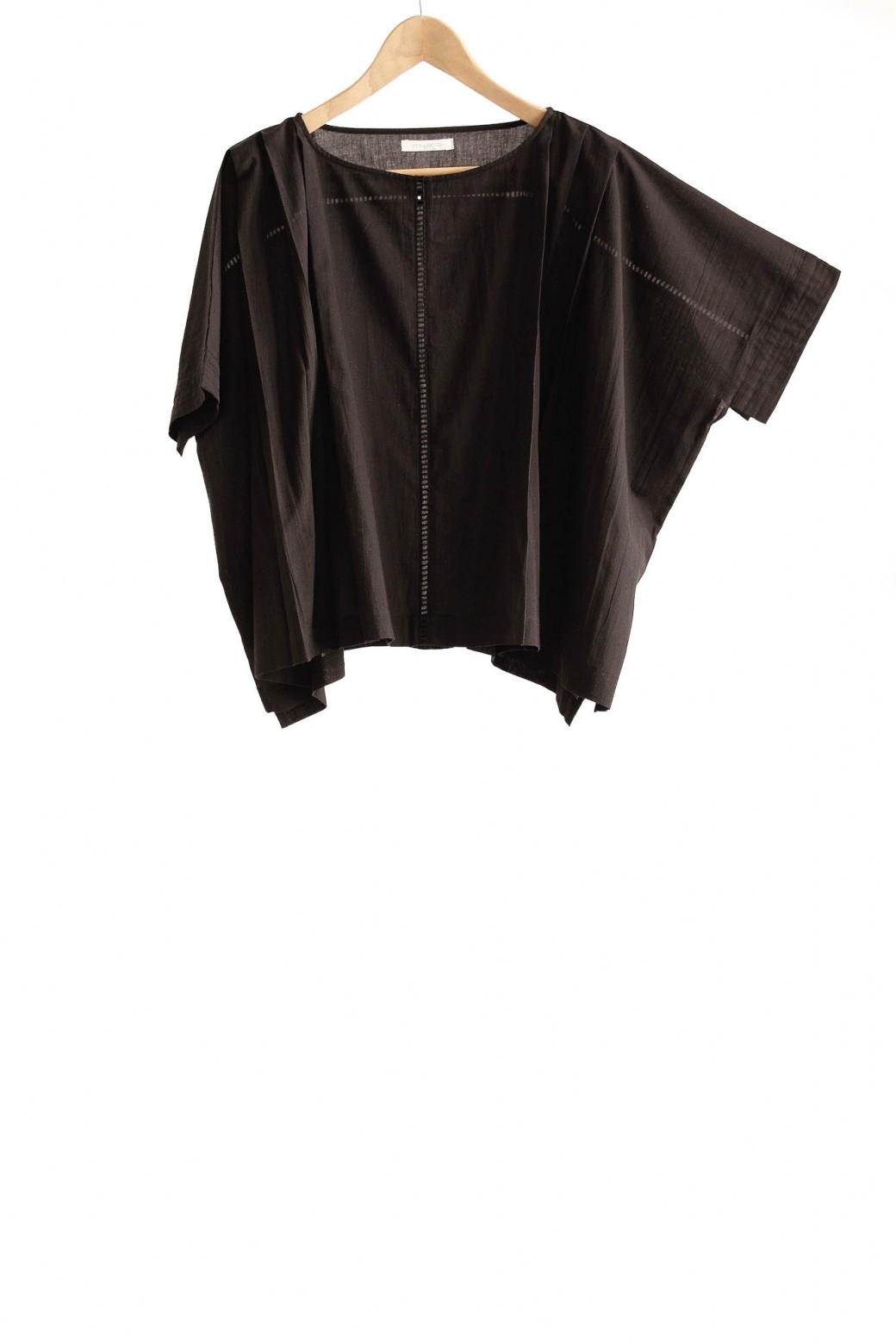 Top Hera Uni Brodé Noir 2x