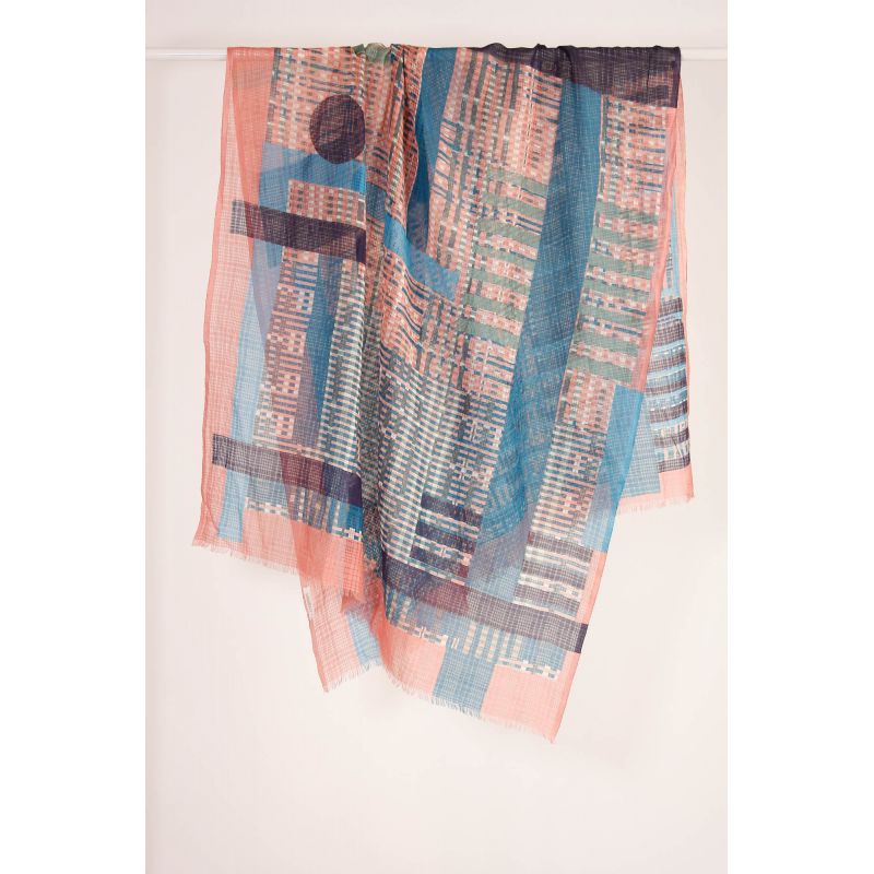 Foulard Rachel Raisin 2x