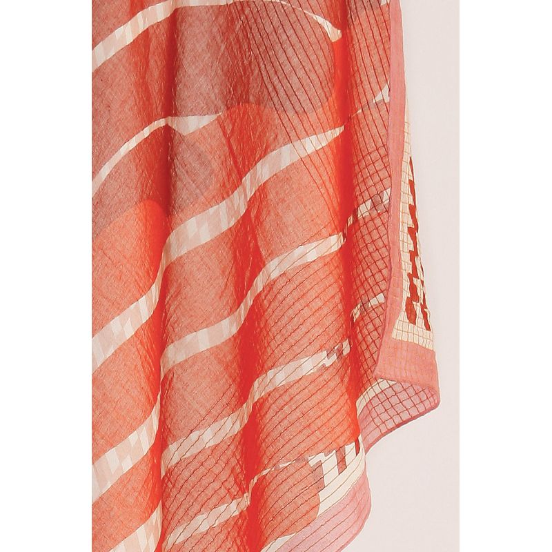 Foulard La Vague Grège 2x