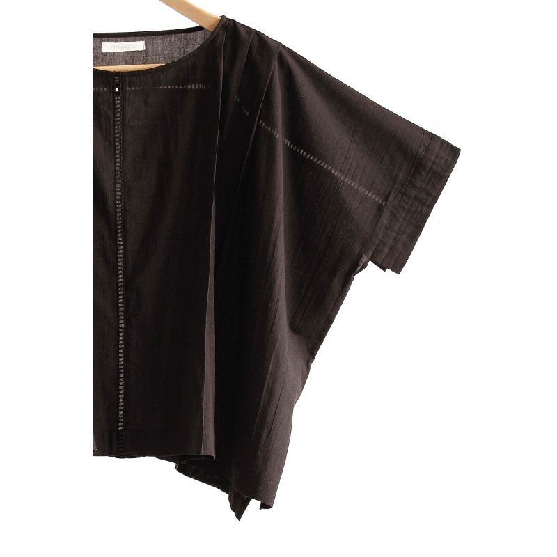 Top Hera Uni Brodé Noir 2x