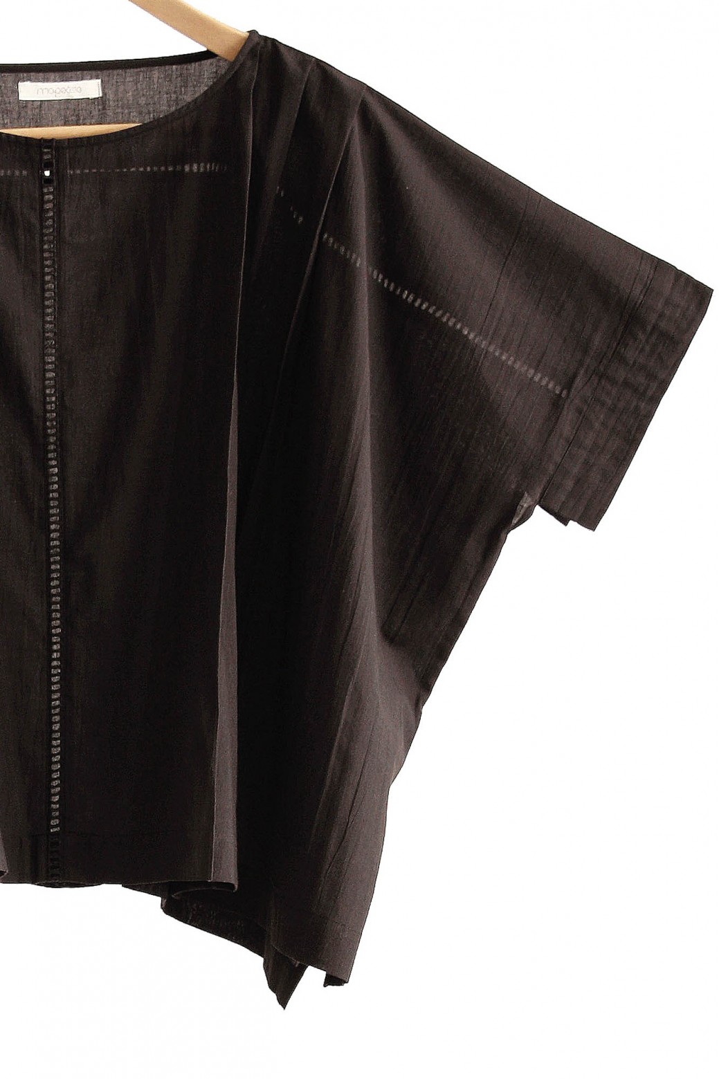 Top Hera Uni Brodé Noir 2x