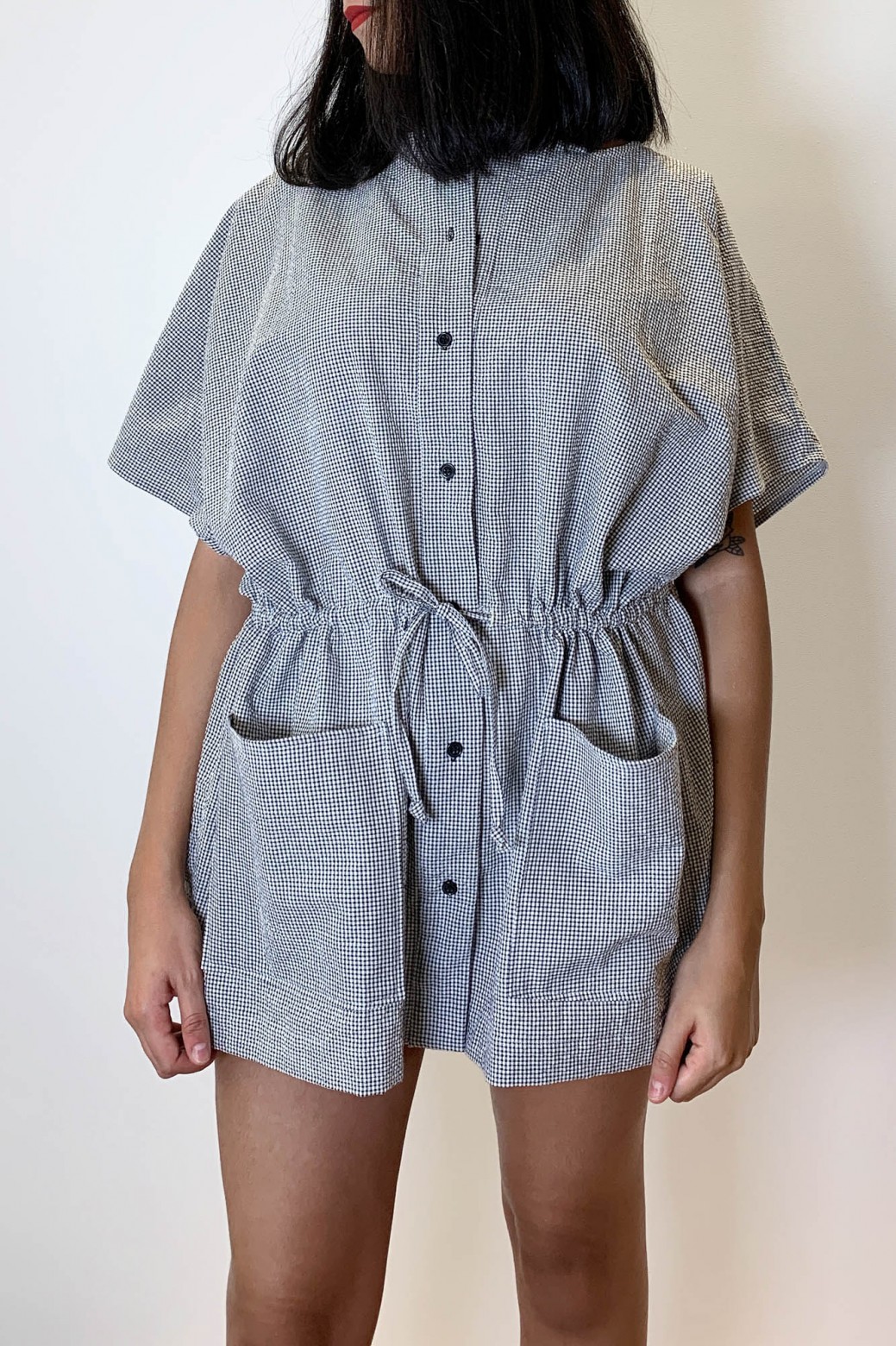 Frida Vichy Blue Top 2x