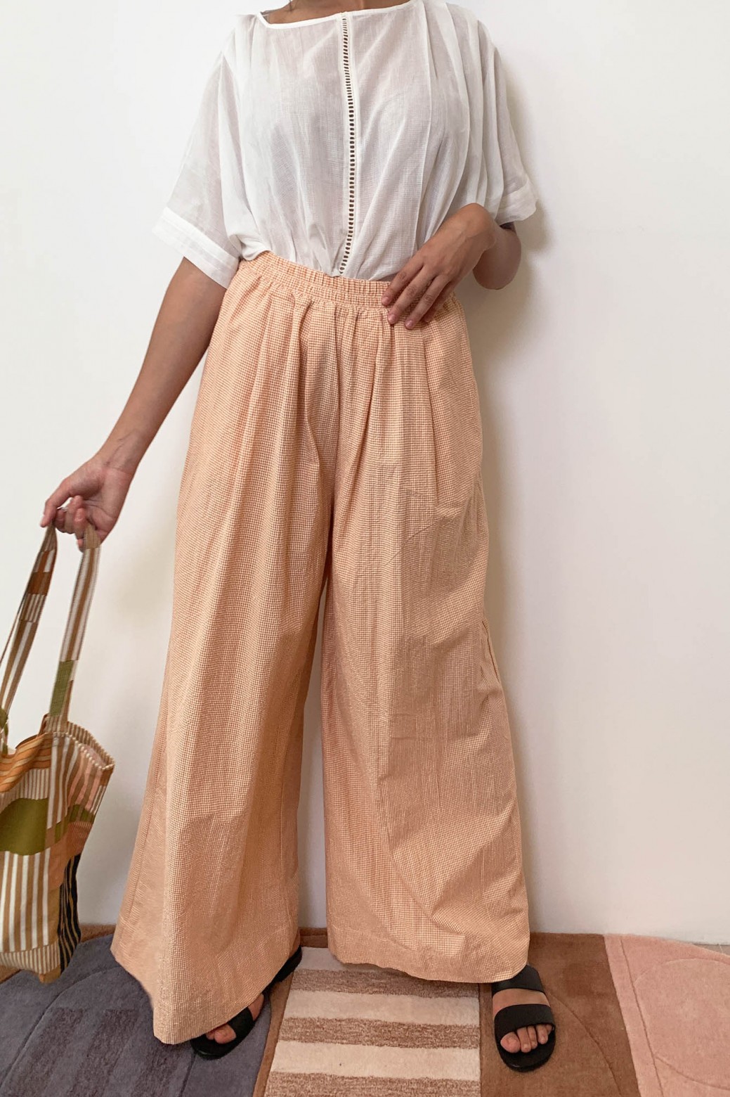 Penelope Vichy Tan Pants 2x