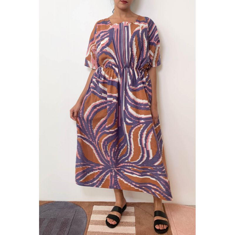 Neptune Anémone Tan Dress 2x