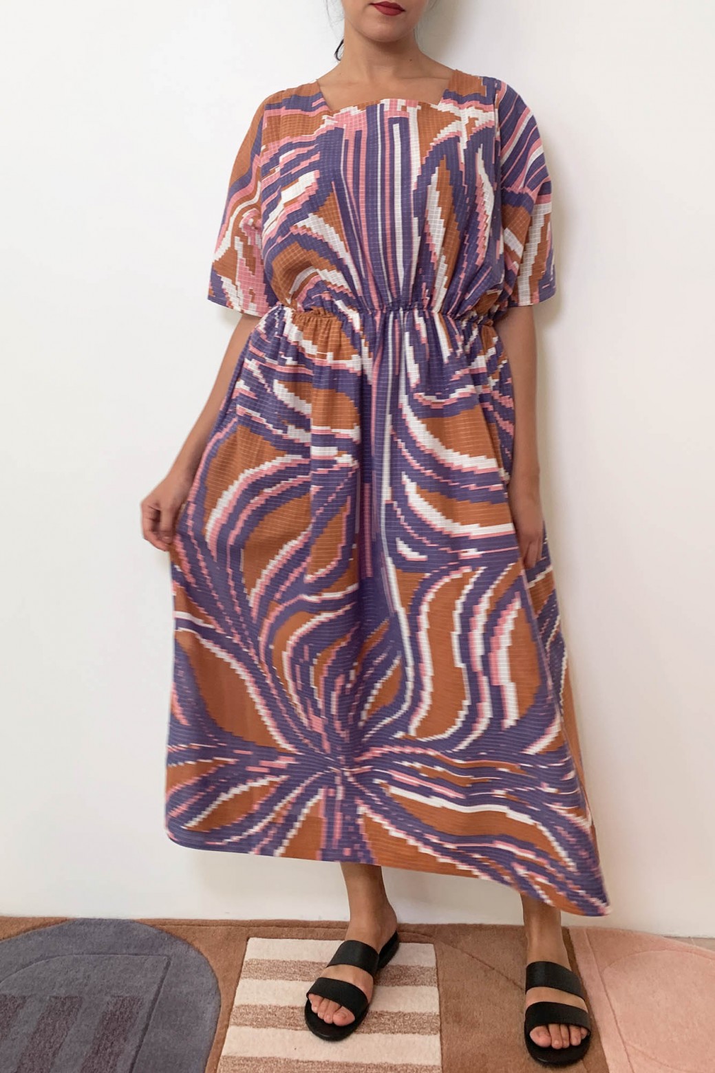 Neptune Anémone Tan Dress 2x