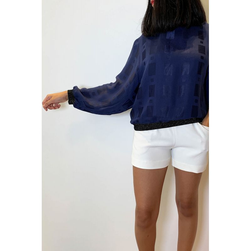 Sweat Mali Mosaique Marine 2x