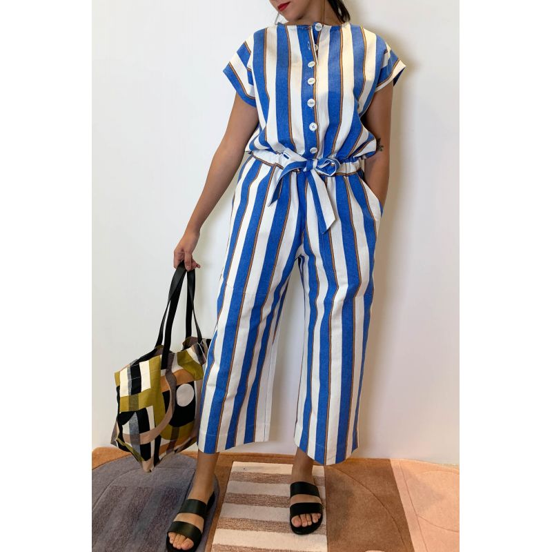 Barbizon Bayadère Blue Jumpsuit 2x